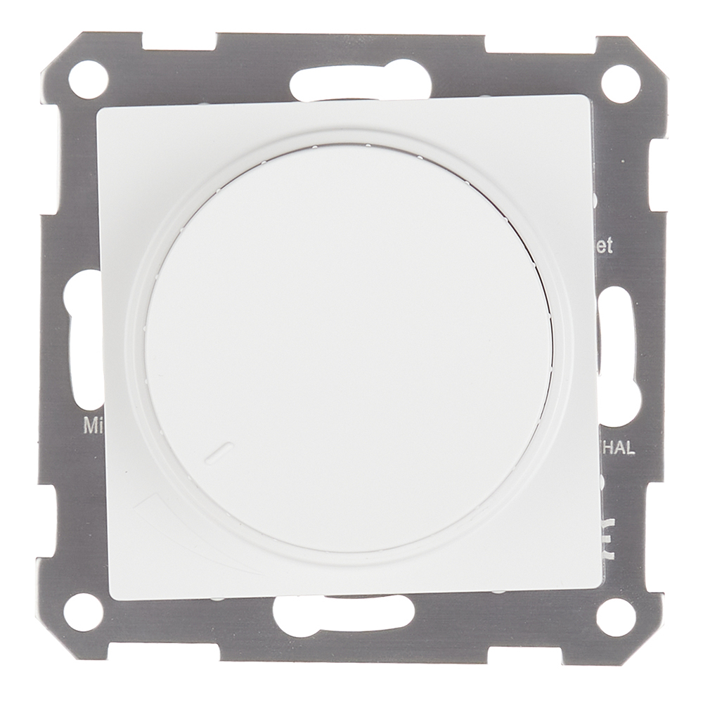 original-20191.jpg Диммер Systeme Electric AtlasDesign поворотно-нажимной встраиваемый белый (ATN000123) — изображение 1