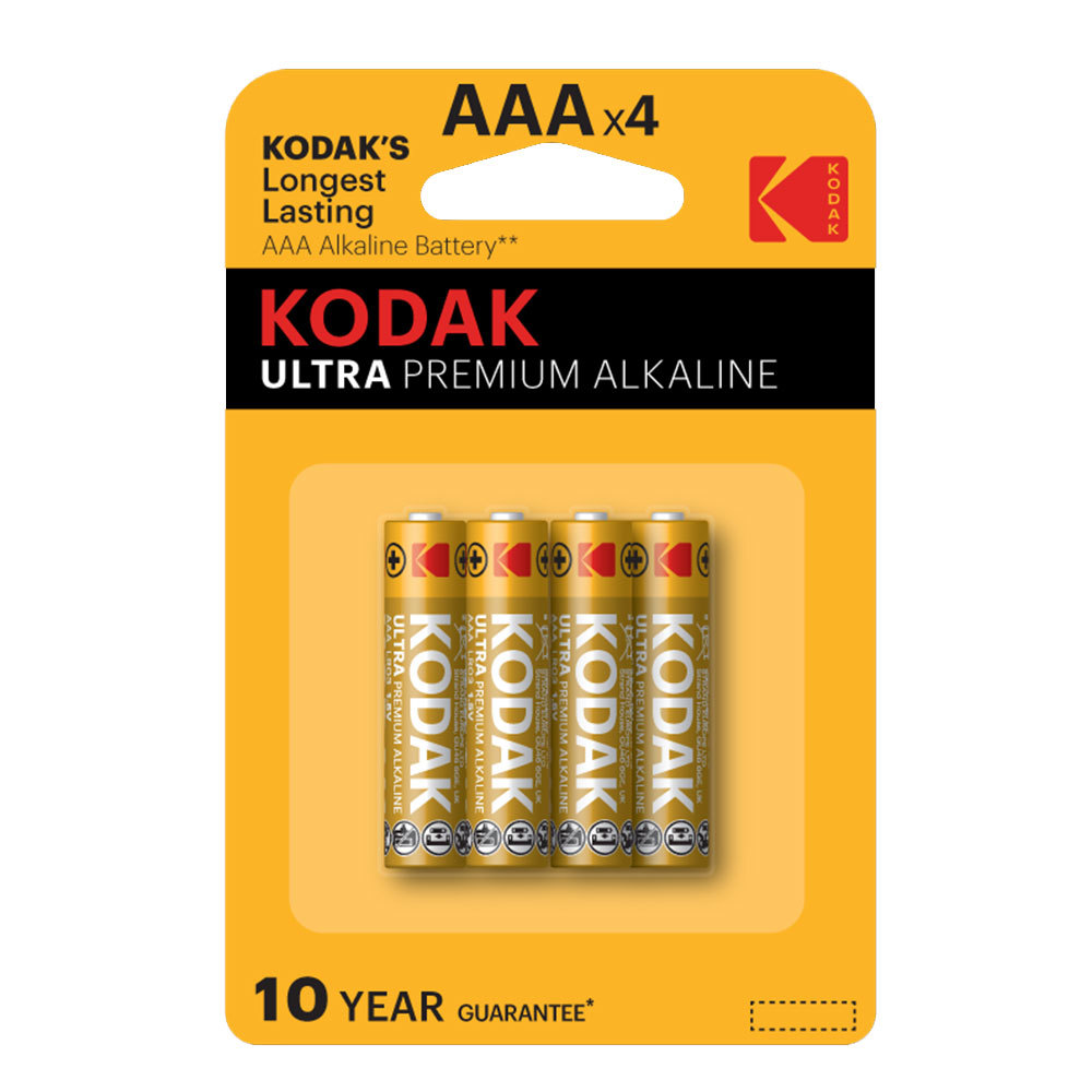 original-20197.jpg Батарейка Kodak Ultra Digital ААА мизинчиковая LR03 1,5 В (4 шт.) (Б0005128) — изображение 1