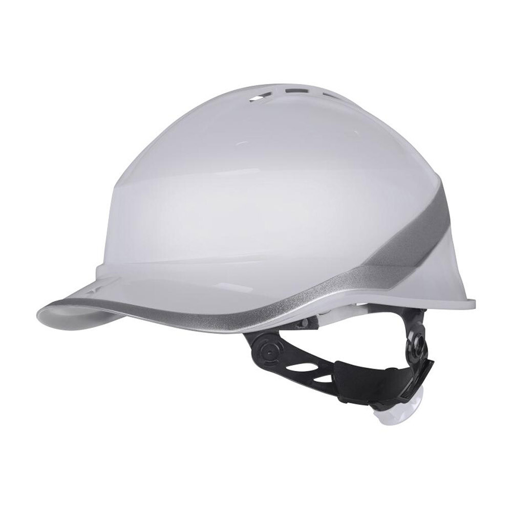 original-20392.jpg Каска защитная Delta Plus Diamond Vi Wind белая с храповиком (DIAM6WTRBC) — изображение 1