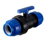 Кран шаровой ПНД Valfex компрессионный 63х63 мм