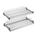 Сушилка для посуды двухуровневая 60 см хром (12601)