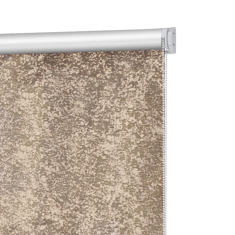 original-2058.jpg Рулонная штора блэкаут 80х160 см Decofest Марбл мини коричневая — изображение 1