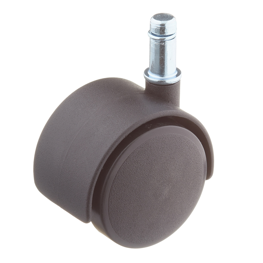 original-20738.jpg Ролик двойной со штифтом 10 мм пластик d50 мм (черный) — изображение 1