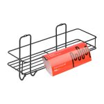 Полка для ванной ЧМЗ Лофт 356х115х158 мм металл черная (513-001-01)