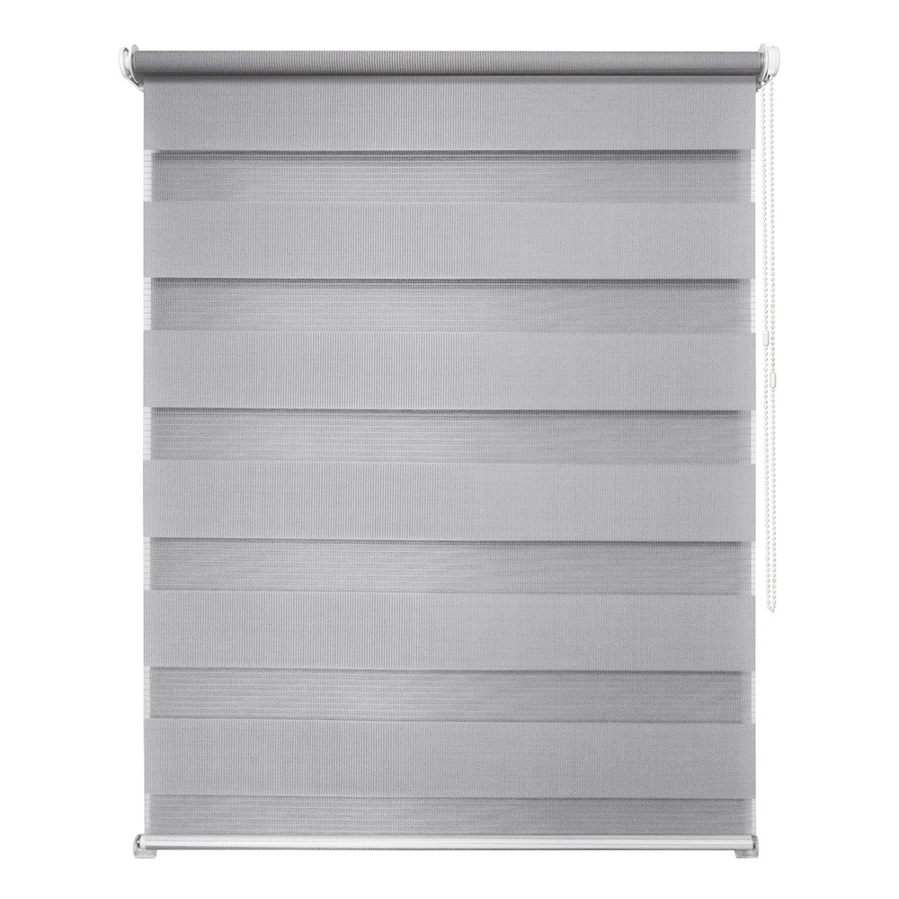 original-20829.jpg Рулонная штора день-ночь 80х160 см Уют Канзас светло-серая — изображение 1