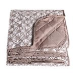 Покрывало 200х220 см Melissa Витраж двустороннее стеганое коричневое (509172/4)