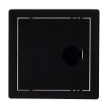 Люк ревизионный Центр Тагис ЛР пластиковый 200х200 мм врезной черный