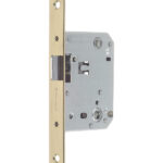 Замок врезной Palladium 170 PB для межкомнатной двери под фиксатор латунь