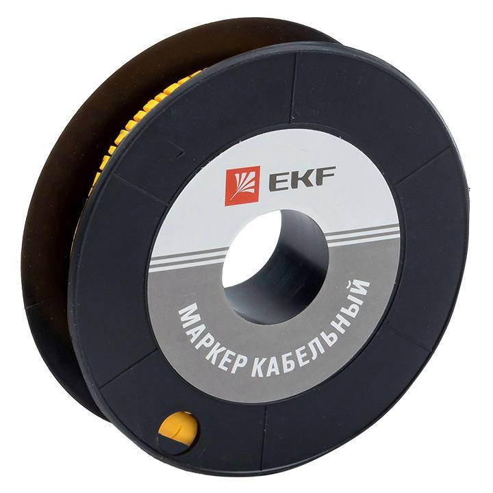original-21479.jpg Маркеры кабельные (клипсы) EKF PROxima 4,5-8,6 мм цифра 4 желтые (350 шт.) (plc-KM-6-4) — изображение 1