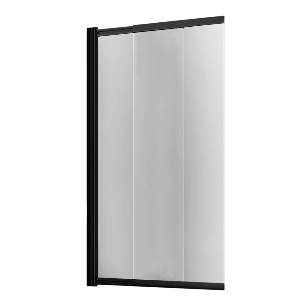 original-2150.jpg Шторка на ванну распашная 80х140х0,6 см профиль черный WasserKraft Dill 61S (61S02-80) — изображение 1