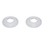 Обвод для труб ПВХ декоративный Ideal 25-34 мм белый (2 шт.)