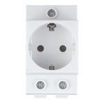 Розетка щитовая модульная Chint AC30-111 (775001) T1-T2 250 В 16 А