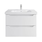 Комплект тумба с раковиной Sanstar Lanciano 80 см подвесная белая (306.1-1.5.1.К)