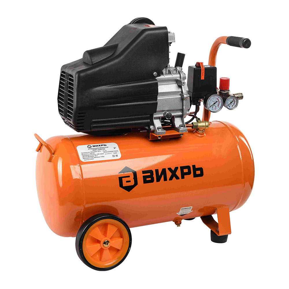 original-2206.jpg Компрессор масляный Вихрь (74/3/8) КМП-240/50 50 л 1,6 кВт — изображение 1