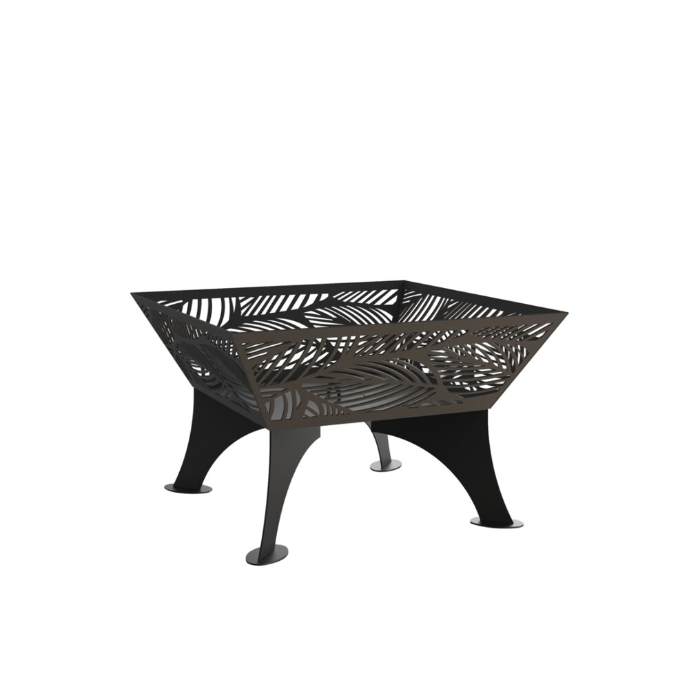 original-22168.jpg Чаша костровая Листья 620х620 мм плоское дно 4 ножки — изображение 1