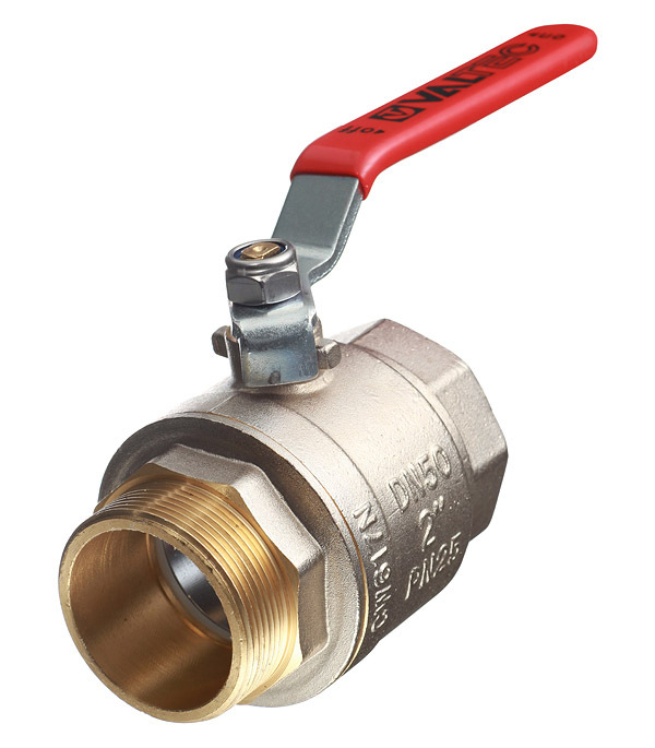 original-22227.jpg Кран шаровой латунный Valtec Base 2 ВР(г) х 2 НР(ш) ручка прямой (VT.215.N.09) — изображение 1