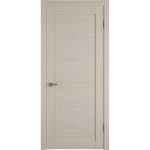 Дверь межкомнатная Лайт 28 700х2000 мм финишпленка 3D cream со стеклом с замком и петлями