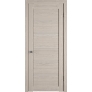 Дверь межкомнатная Лайт 28 700х2000 мм финишпленка 3D cream со стеклом с замком и петлями