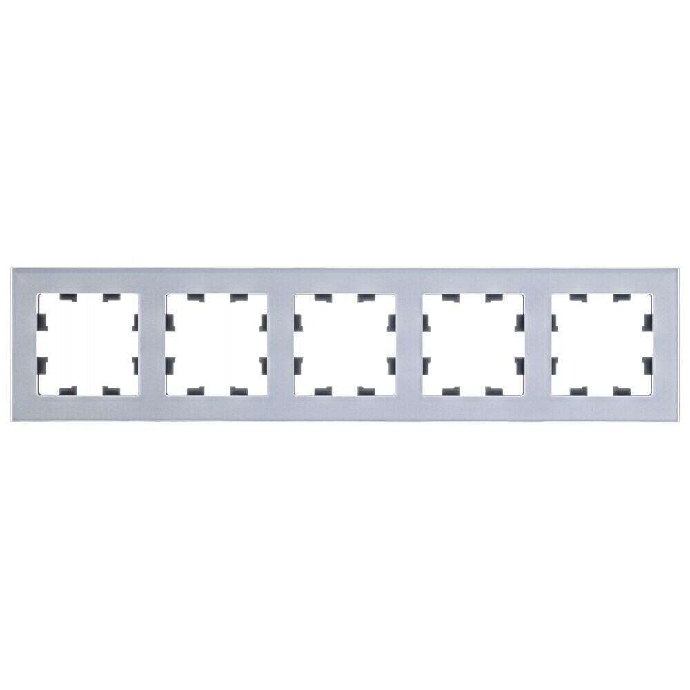 original-22567.jpg Рамка Systeme Electric AtlasDesign Nature пятиместная алюминий (ATN320305) — изображение 1