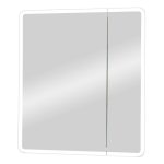 Зеркальный шкаф Continent Emotion 70х80х15 см с подсветкой белый