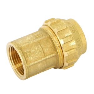 Муфта ПНД Tiemme компрессионная переходная 40х1 1/4 ВР(г) латунь