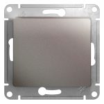 Переключатель Systeme Electric Glossa одноклавишный встраиваемый платина (GSL001261)