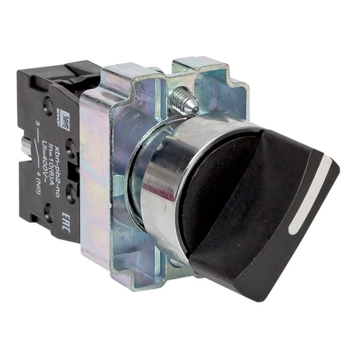 original-23068.jpg Переключатель EKF PROxima 230 В 1NO IP40 2P с фиксацией черный (xb2-bd21) — изображение 1