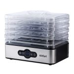 Сушилка для овощей и фруктов Kitfort КТ-1914 черно-серебристая