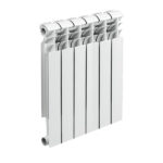 Радиатор биметаллический 500 мм 6 секций 1" боковое подключение белый