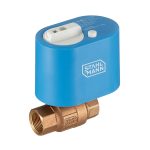 Кран шаровой с электроприводом бронзовый Stahlmann 3/4 ВР(г) х 3/4 ВР(г) прямой 12 В (2282756)