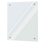 Панель стеновая закаленное стекло для кухни 750х600х4 мм белая