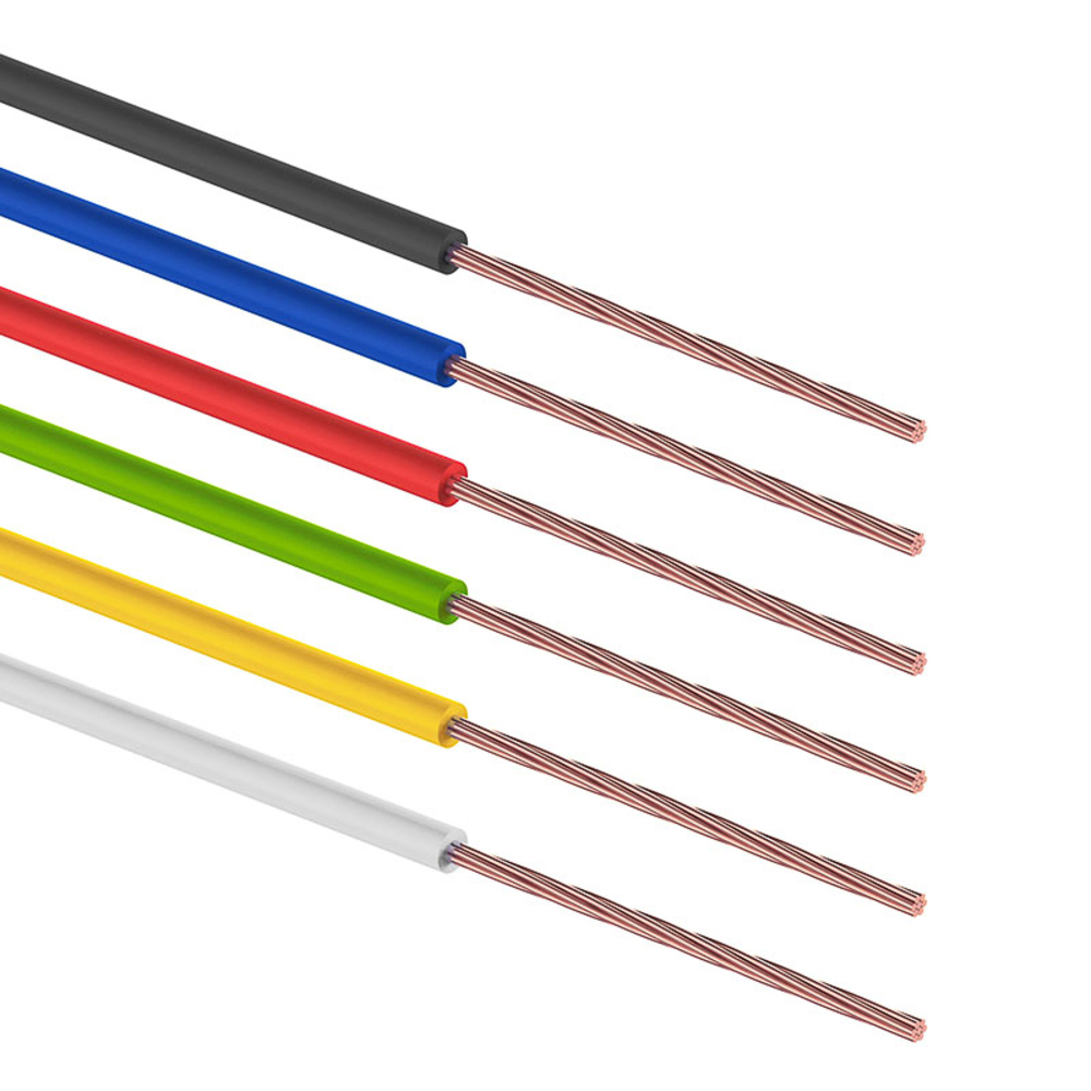 original-23547.jpg Набор автопроводов Rexant 1х1 Радуга 6 цветов (3 м) — изображение 1