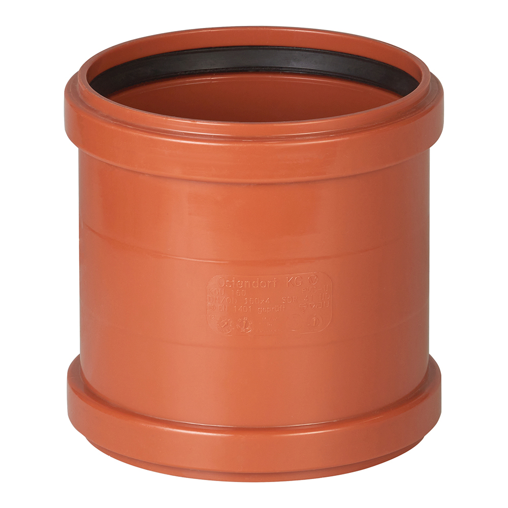 original-23615.jpg Муфта Ostendorf KGU d160 мм пластиковая надвижная для наружной канализации (222500) — изображение 1