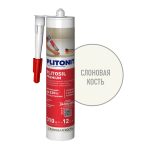 Герметик силиконовый затирка Plitonit PlitoSil Premium слоновая кость 310 мл