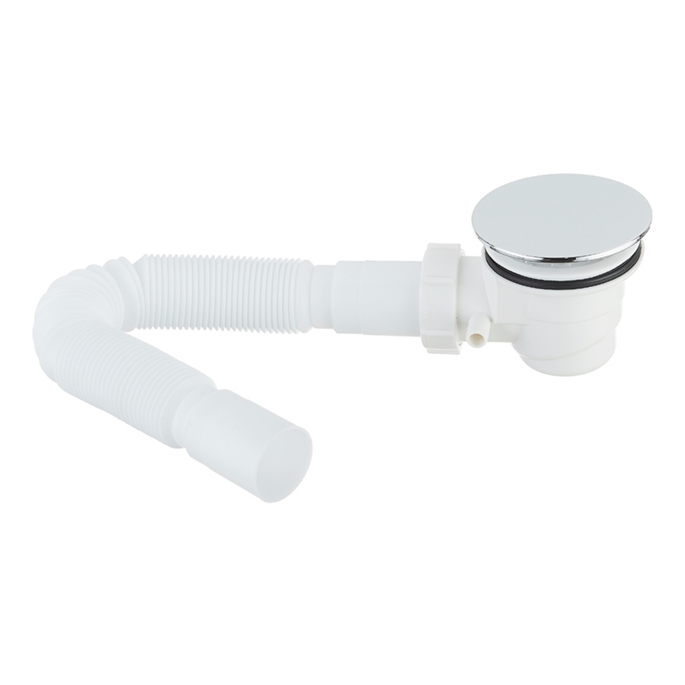 original-23840.jpg Сифон для душевого поддона Erlit 40 мм гофрированный с выпуском d46-60 мм с соединением 32/40 мм (9923088001) — изображение 1