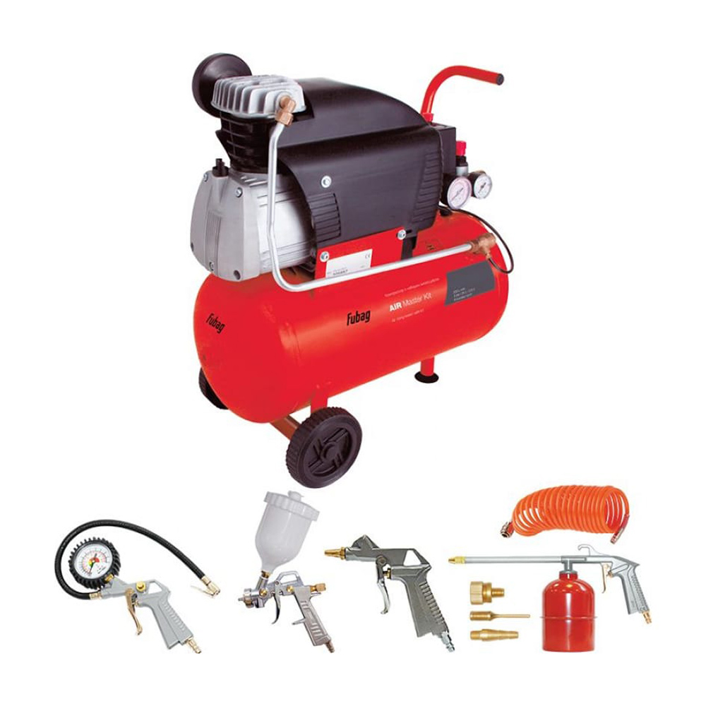 original-23888.jpg Компрессор масляный Fubag (61431380) AIR MASTER KIT 24 л 1,5 кВт — изображение 1