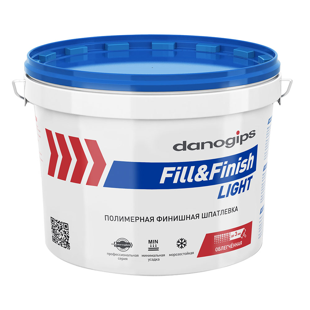 original-2426.jpg Шпатлевка Danogips Fill&Finish Light универсальная облегченная 10 л/12,3 кг — изображение 1