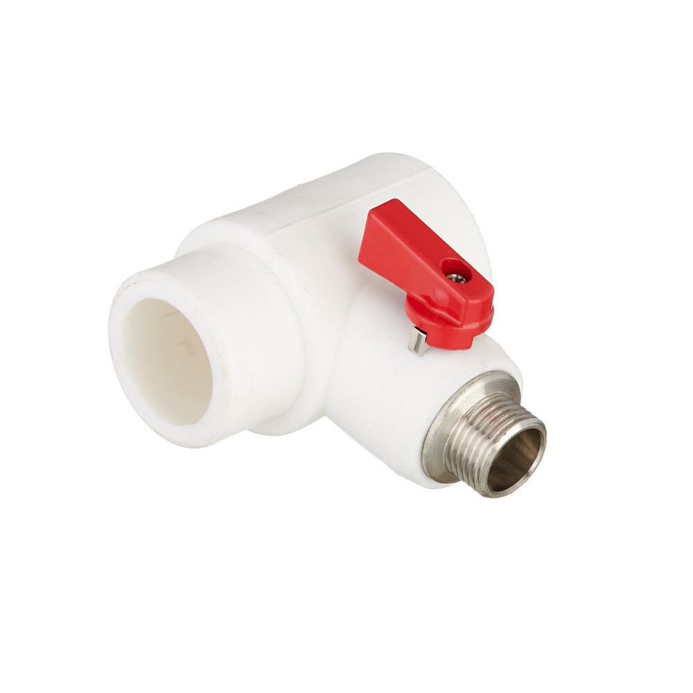 original-24567.jpg Тройник полипропиленовый Valtec 40 мм х 1/2 НР(ш) х 40 мм с шаровым краном на конус (VTp.781.0.04004) — изображение 1