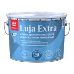 Краска моющаяся Tikkurila/Tikkivala Luja Extra полуматовая база С бесцветная 9 л