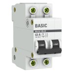 Выключатель нагрузки EKF Basic ВН-29 2Р 63А 230 В на DIN-рейку (SL29-2-63-bas)