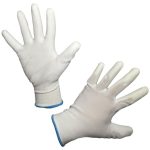 Перчатки нейлоновые с полиуретановым обливом белые 10 (XL)