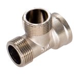 Тройник СТМ 1/2 ВР(г) х 1/2 НР(ш) х 1/2 НР(ш) латунный