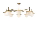 Люстра подвесная Freya Camelia E27 480 Вт 32 кв.м (FR5202PL-08BS)