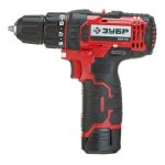 Дрель-шуруповерт аккумуляторная Зубр ДШЛ-125-22 12 В 2 Ач Li-Ion 2 АКБ и ЗУ