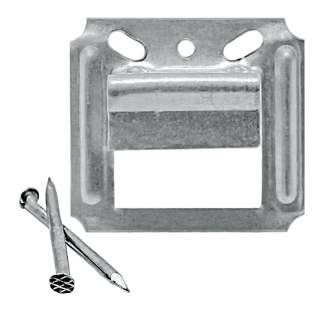 original-25315.jpg Крепеж кляймер №8 с гвоздями для имитации бревна Осфикс увеличенный (50 шт.) — изображение 1