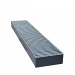 Конвектор внутрипольный КЗТО Бриз с 1 теплообменником 800х260х80 мм правое подключение