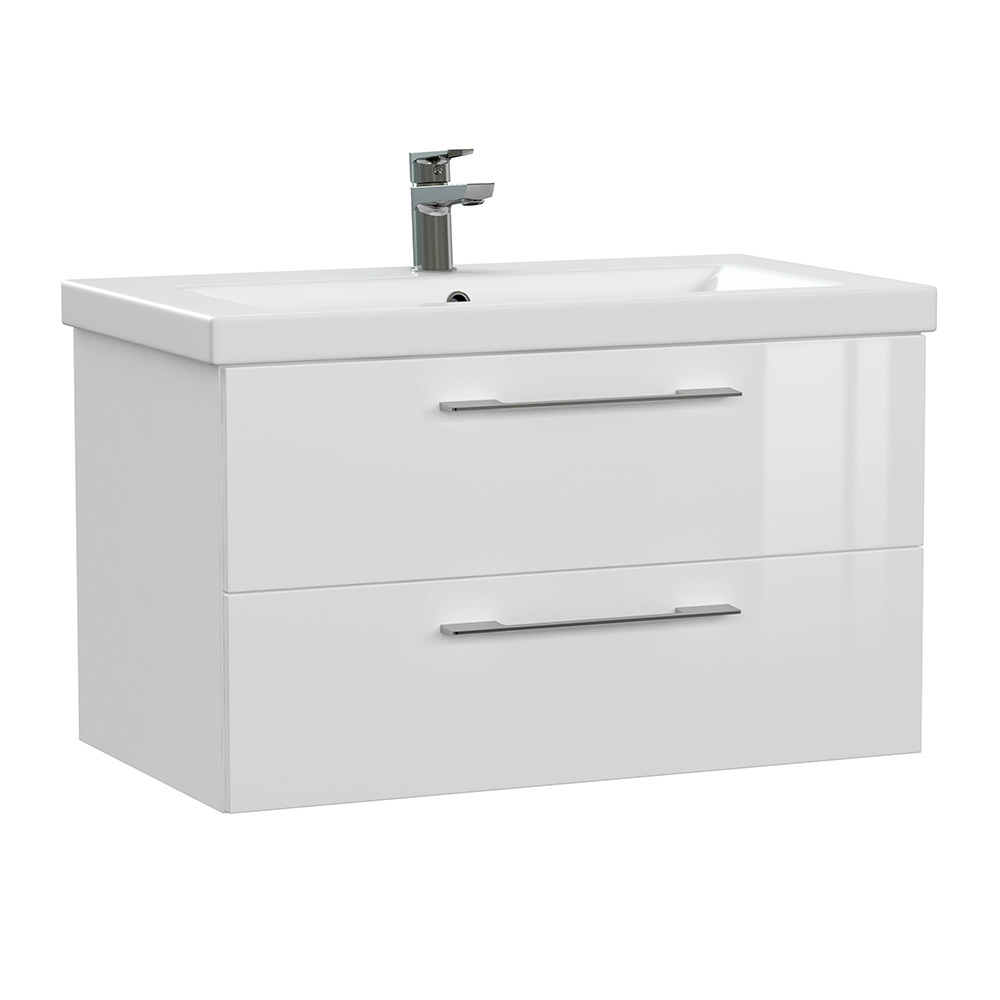 original-25664.jpg Тумба под раковину Cersanit Lara 80 см подвесная белая (64137) — изображение 1