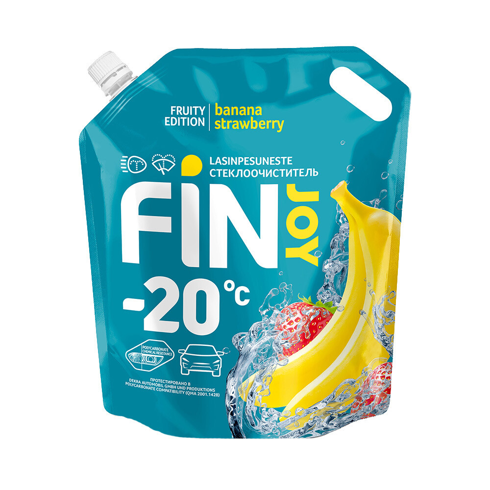 original-25701.jpg Стеклоомыватель Fin Joy Fruity Banana зимний -20 °С 4 л — изображение 1