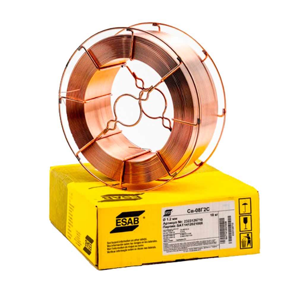 original-25704.jpg Сварочная проволока для низкоуглеродистых сталей Esab d0,8 мм 5 кг (2323084600) — изображение 1