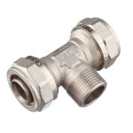 Тройник VALTEC (VTm.333.N.320632) 32 обж(ц) х 1 НР(ш) х 32 обж(ц)